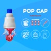 Pop Cap Pomegranate Flavored Liquid Water Enhancer Bottle Cap, 10-Pack,