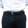 Tombow T-11-27 Boys School Belt, Synthetic Leather, Black