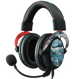 MightySkins Skin Compatible With Kingston HyperX Cloud II Gaming Headset - Rift | Protective, Durable, and Unique Vinyl Decal wrap cover | Easy To Apply, Remove, and Change Styles | Made in the USA