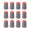 sourcing map Potentiometer Volume Knob Cap 6 mm Shaft Diameter