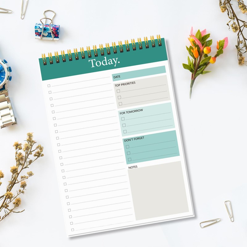 KMQOY To Do List Notepad - Daily Planner Pad Undated