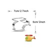 WDYJMALL Helicopter Shaped Cookie Cutter