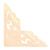 Wood Carved Corner Onlay Unpainted Door Applique for Home Furniture