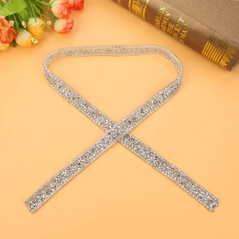 Rhinestone Ribbon Sparkle Crystal Diamond Wrap Roll Sewn or Hot