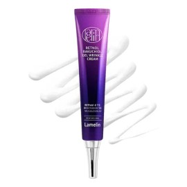 Lamelin Retinol + Bakuchiol Gel Cream Viral | Antiarrugas y Firmeza Visible, Suaviza Líneas de Expresión, Previene Signos de Edad, Textura Gel Ligera No Irritante, Piel Lisa y Glow, Skincare Coreano