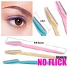Glamza No Flick 3 Pack Eyebrow Brow Shaper Razor &