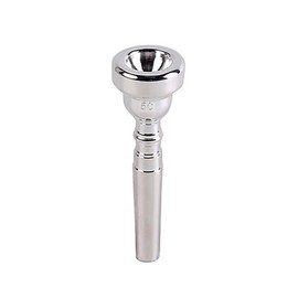 Alnicov Trumpet Mouthpiece,Silver Plated Bb Trumpet Mouthpiece for Professional Horn Trumpet Instrument Accessory