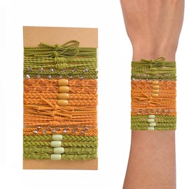 RIXERKOC Boho Hair Bobbles for Women, Dual-Use Bracelets and Hair Bobbles for Thick Hair/Pony Tails, No Damage Hair Accessories for Girls, Pack of 20