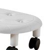 Low Roller Seating PU Surface Plastic Structure Movable Universal Wheels