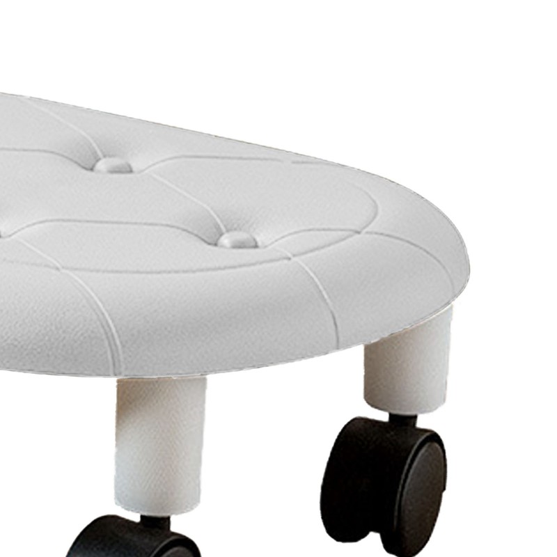 Low Roller Seating PU Surface Plastic Structure Movable Universal Wheels