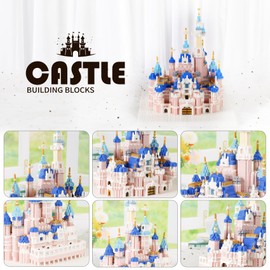 5000PCS Micro Mini Blocks DSN Castle Building Blocks,Creative Ideals Dream Palace Building Set, Perfect Choice for 14+ Boys, Girls or Adults
