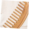 SAFIGLE 1pc Sandalwood Wooden Hair Comb for Curly Hair Broad
