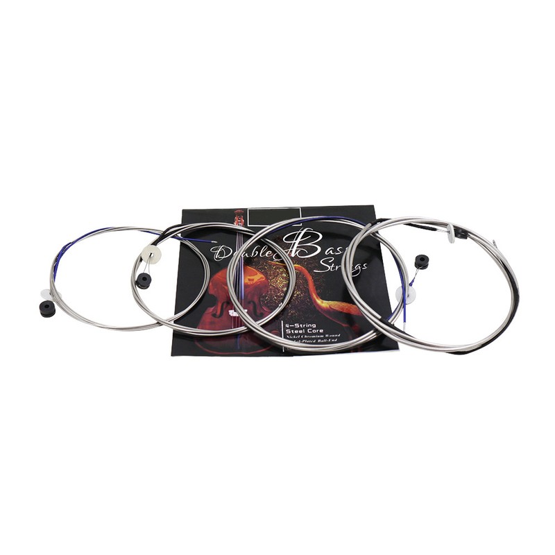 Full Set (G-D-A-E) Double Bass String Strings Steel Core Nickel