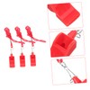 Kisangel Multipurpose Whistle Set 3pcs Car Keychain Whistle Pendant for