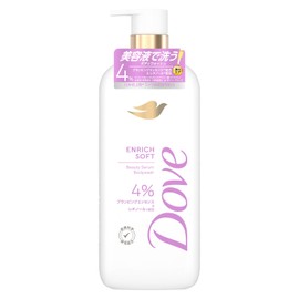 Dove Body Soap, Beauty Serum Body Wash, Enrich Soft (Body Wash), Pump, 17.6 oz (500 g)