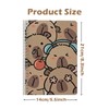 Capybara Spiral Notebooks, 4 Packs 5.5" x 8.3" A5 Wirebound