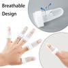 5Pcs Finger Splints Thumb Brace Support Plastic Finger Cots Adjustable