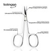 Solingen Curved Cuticle Scissors – Precision German Steel for Manicure