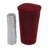 TUCKBOLD Auto Car Trash Can Durable Front Seats Trash Bin