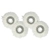 vhbw 4 x Mop Covers Compatible with Leifheit Clean Twist
