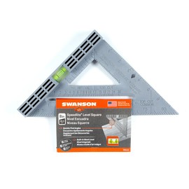 Swanson Tool T0111 Speedlite Level Square Layout Tool (Gray)