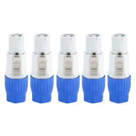5pcs 3Pin XLR Audio Connector Professsional Waterproof Adapter Plug