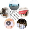 Shoulder Eye Bolts M6 Heavy Duty Shoulder Lag Eyebolts, Stainless
