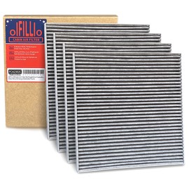 OIFILLIO Cabin Air Filter abp n10g 91559 for Freightliner Cascadia Columbia Coronado 122SD Trucks AF26235, PA4857, 24318, P609422, BOA91559 with charcoal 4pcs