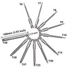 Saipor 11 Piece T6-T40 Torx Bits Screwdriver Set Magnetic Torx