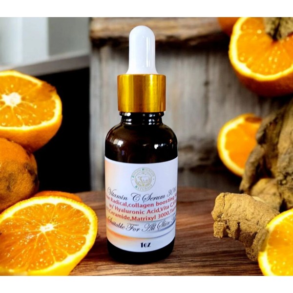 Vitamin C 30% Powerful Serum, Turmeric, Ceramide, matrixyl 3000, B3
