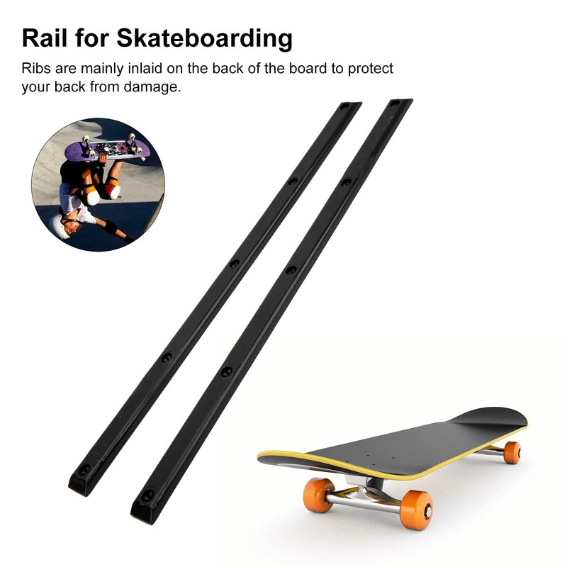 01 02 015 Longboard Rails Ribs Bones, Rail for Skateboarding