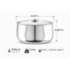 Stainless Steel Casserole and HotPot Set - Double-Walled, Insulated Casserole
