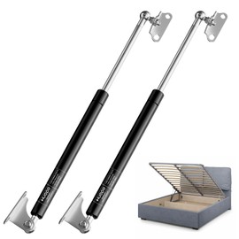 HUOPO 20 inch Gas Struts for Heavy Lid, 100lb/445N Lift Support Strut for RV Bed, Boat Hatch, Cabinet Door, Tool Box, Outdoor Window, Heavy Duty Shocks Spring with Mounting Brackets, 2 Pcs