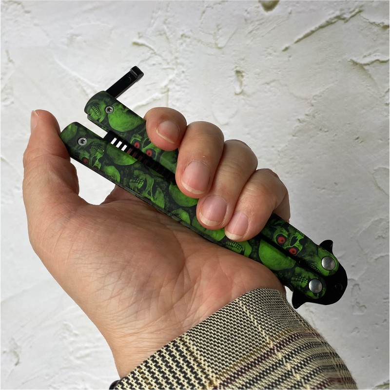 Butterfly Knife Designed Practice Trainer Comb, Portable Training Practice Hair