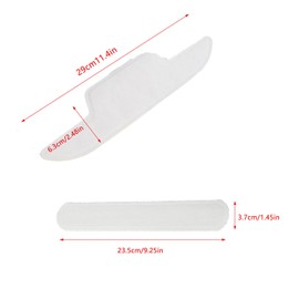 ArrErr 50 Pack Disposable Collar Protector Sweat Pads Sticker Self-Adhesive Grime Side Lining Stand Sticky Neck Liner for Hats Shirt Cuff Men Women Dress Shirts Hats Summer