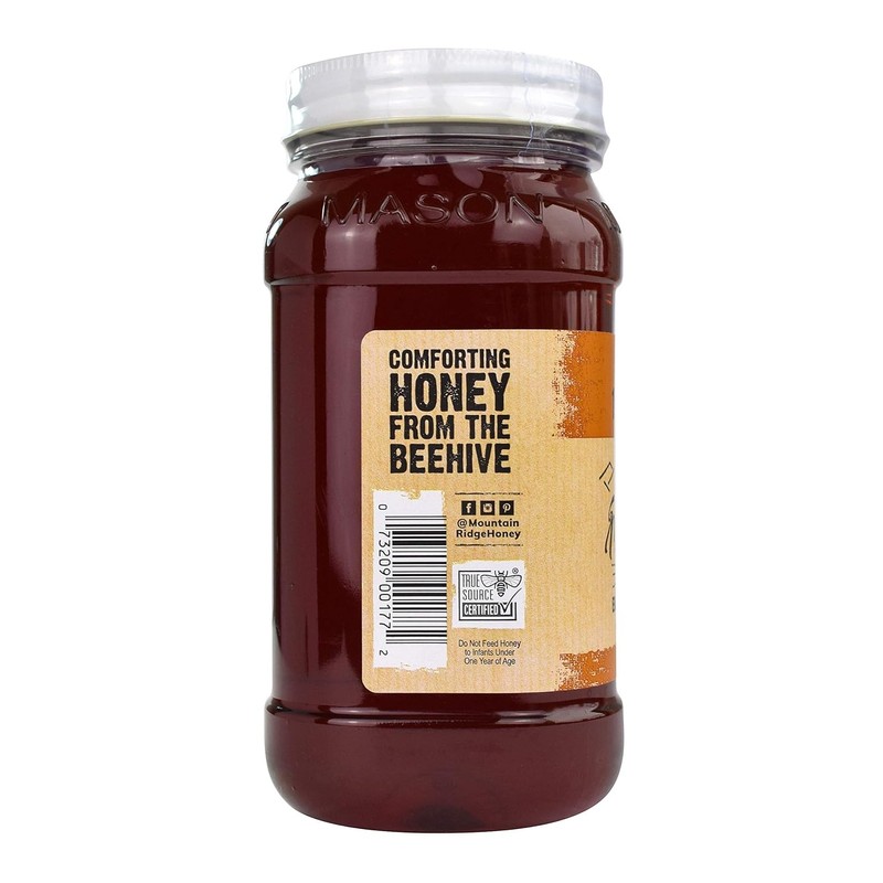 Mountain Ridge Honey, Pure Raw Honey, 32 Ounces
