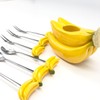 Fruit Banana Shaped Dessert Cutlery Set FS238