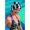 Fashy Ladies Black & White Petal Swimming Hat