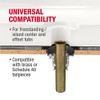 Oatey 46000P PVC Universal Freestanding Tub Drain Kit