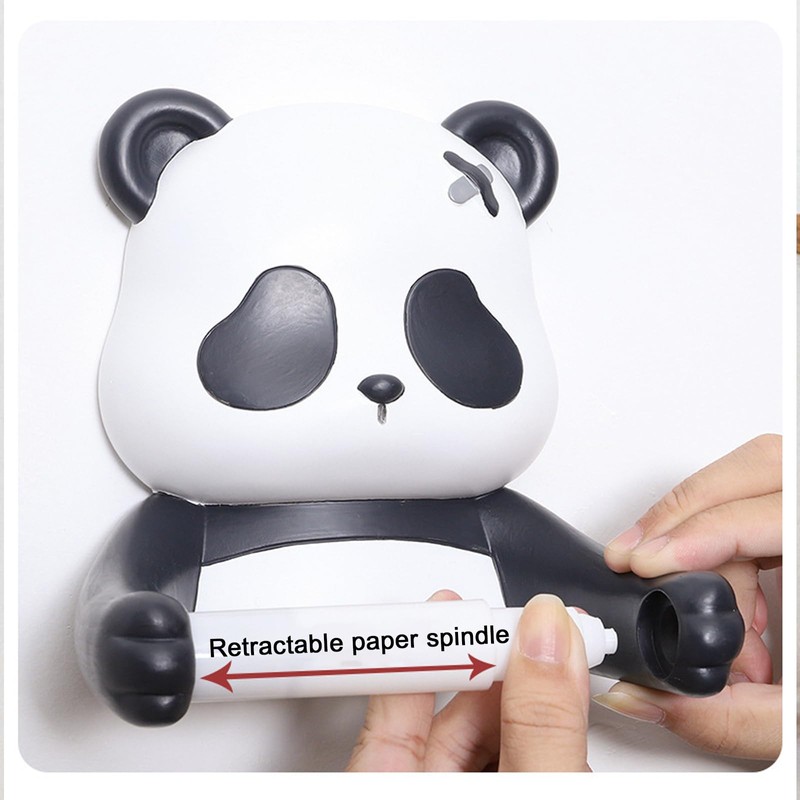 Cute Toilet Paper Holder Wall Mount, Funny Animals Toilet Paper