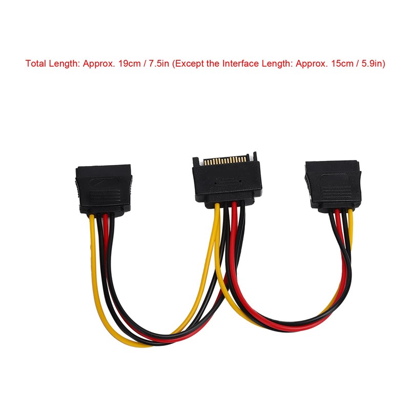 Unidad de Disco Duro SATA Cable Adaptador de Corriente 1