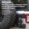 SHEAM Antenna Mount Flagpole Holder, Multi-Function Tailgate Hinge Mount Compatible