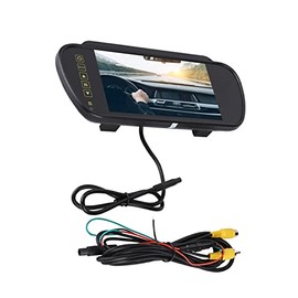 Rear View Backup Camera, 7inch LCD Display Camera Rear View Reversing Kit Rear Parking Camera for Vans Car Trucks RV DC12V - DC24V