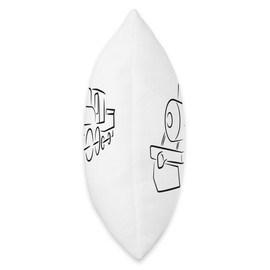 Funny Railroad Clothes for Railway Lover Steam Locomotive Sketch Train Spotter Throw Pillow, 16x16, Multicolor