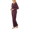 Nautica Women's 2 Piece Fleece Pajama Sleepwear Set (X-Large, Red)