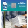 White Brite Laundry Whitener Powder 28 oz Bundle with Microfiber