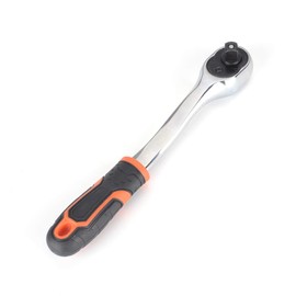 Ratchet Wrench Drive 3/8 inch (9.5 mm) Socket Wrench Quick Release Ratchet Handle Soft Handle/ Motorcycle DIY Repair (3/8)