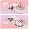 XFSRG Handy Ring Halterung Magnetismus Glitzernder Luxus Handyhalter 360° Schwenkbar
