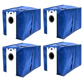 4 pack Replacement Dust Bags Compatible With bObsweep UltraVision Self-emptying Robot Vacuum Cleaner,Disposable Dust Bag, Not for Dustin and Orb-i