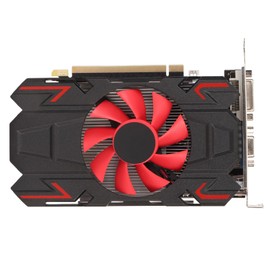 Goshyda Gaming Graphics Card HD7670 4GB DDR5 128Bit 650MHz 1800MH HDMI DVI VGA PCI Express 2.0 16X Slot Computer Graphics Card with Single Fan (HD7670 4GB DDR5)